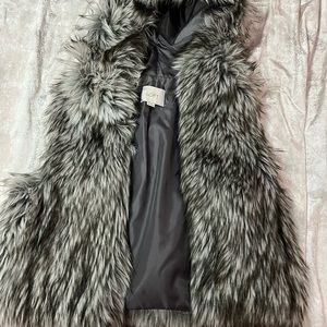 Excellent Condition LOFT Fur Vest